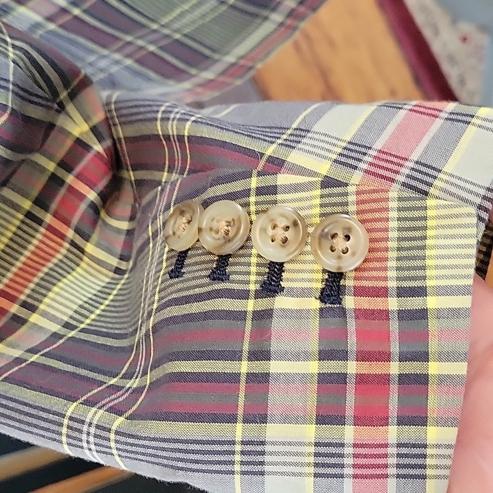 Vtg Polo Ralph Lauren Madras Blazer - Picture 6 of 11
